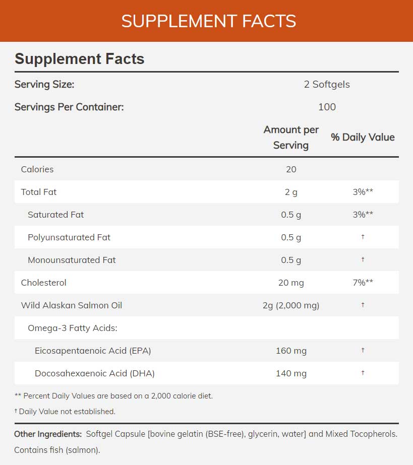 NOW Wild Alaskan Salmon Oil