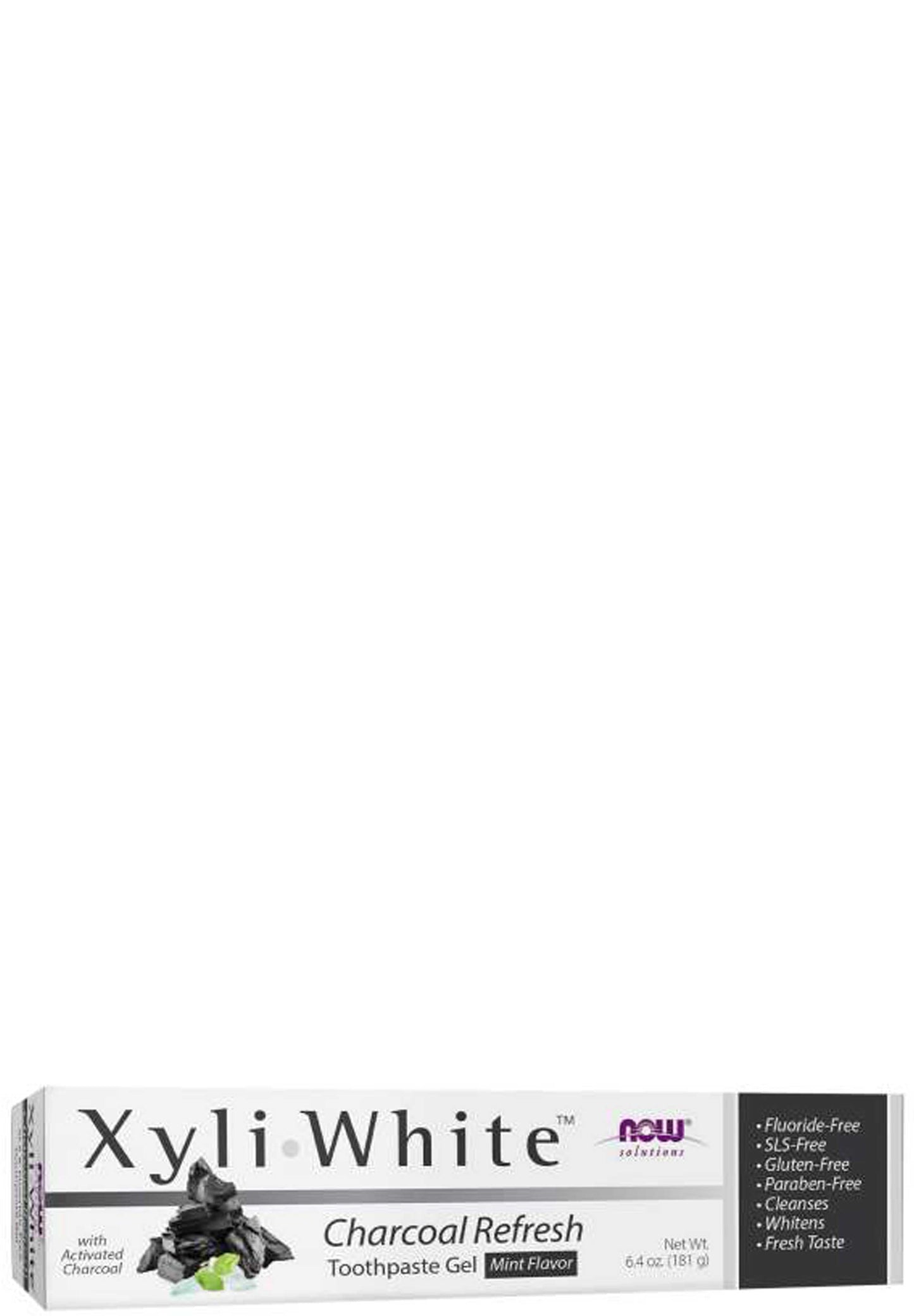 NOW Solutions XyliWhite Charcoal Refresh Toothpaste