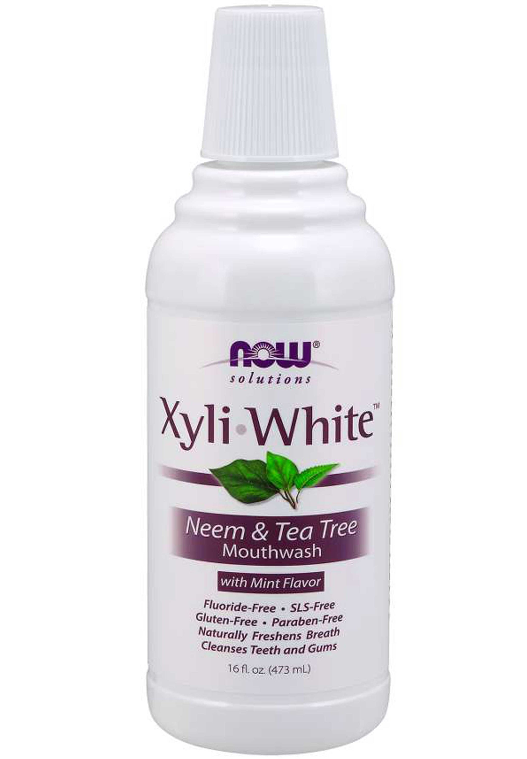 NOW Solutions Xyliwhite Neem & Tea Tree Mouthwash