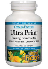 Natural Factors Ultra Prim Evening Primrose Oil 1000 mg