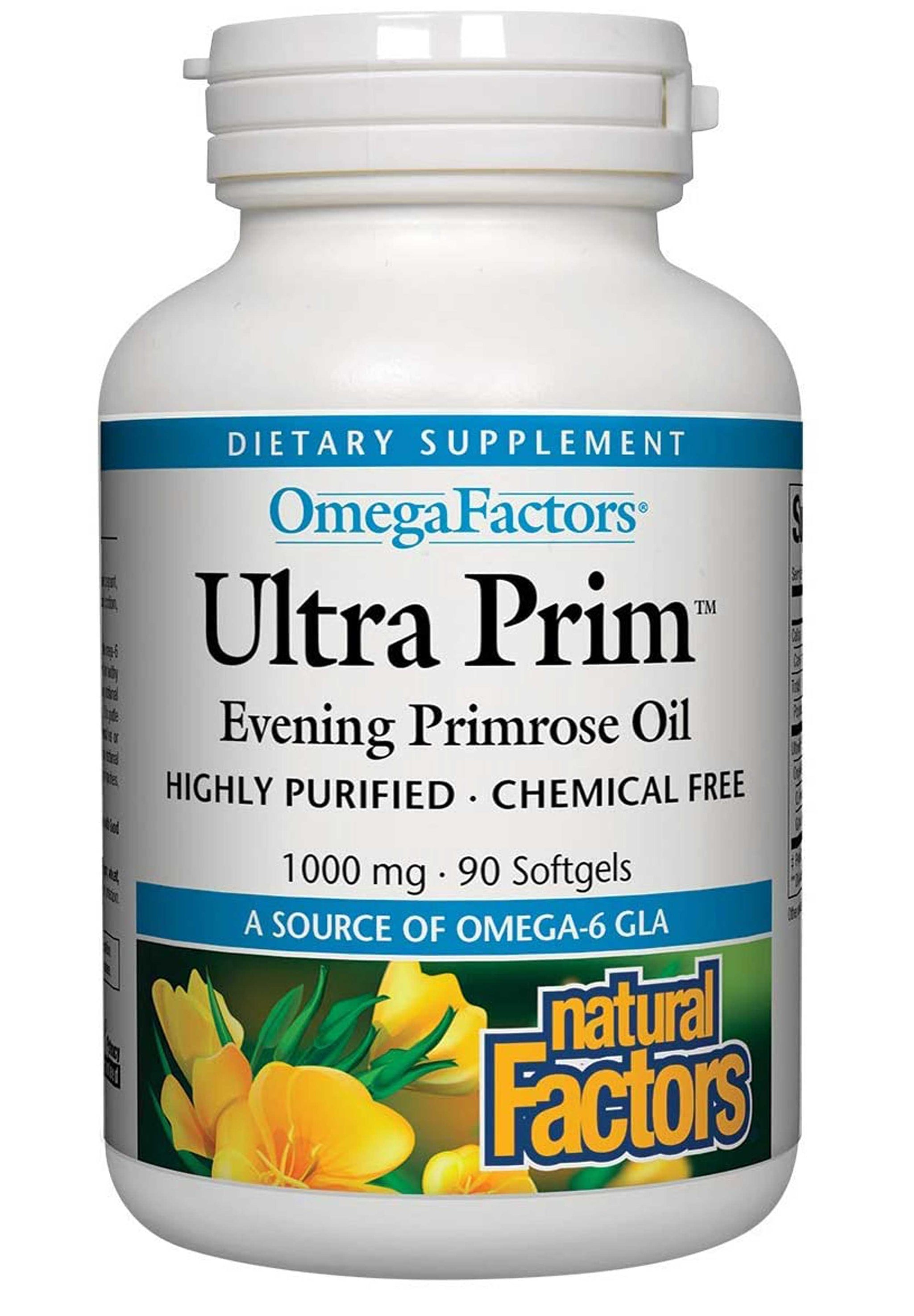 Natural Factors Ultra Prim Evening Primrose Oil 1000 mg