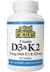 Natural Factors Vitamin D3 & K2