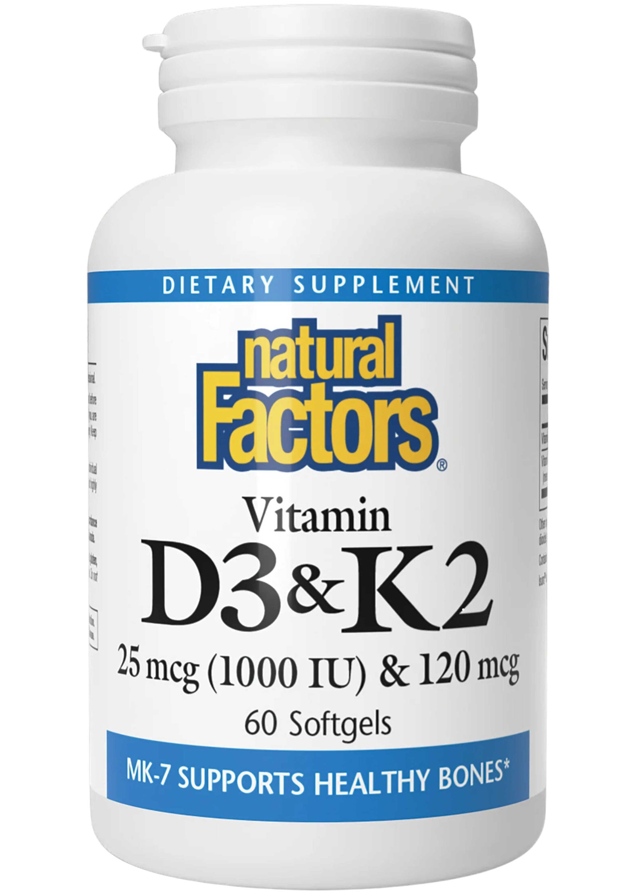 Natural Factors Vitamin D3 & K2