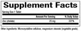 Natural Factors Zinc Chelate 25 mg