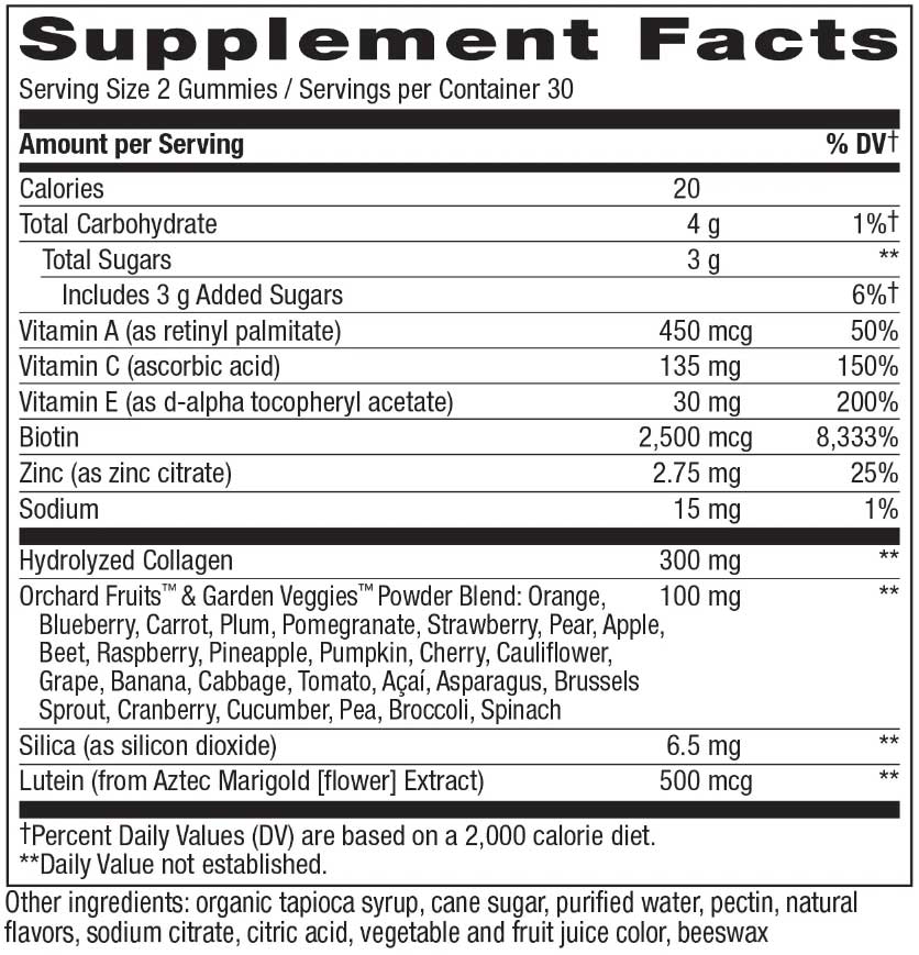 Nature's Way Alive! Hair, Skin & Nails Premium Gummies