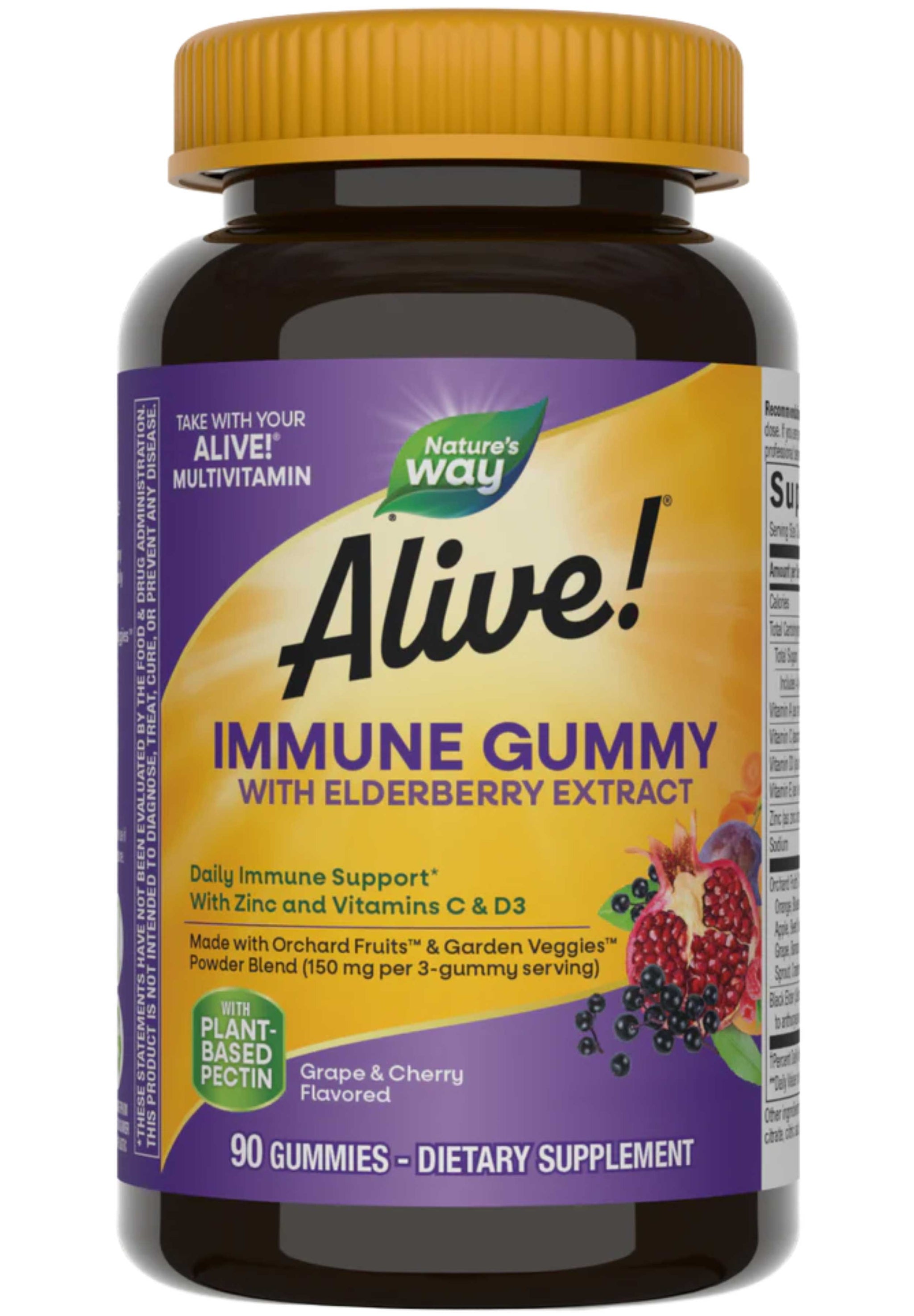 Nature's Way Alive! Immune Gummy with Elderberry Extract