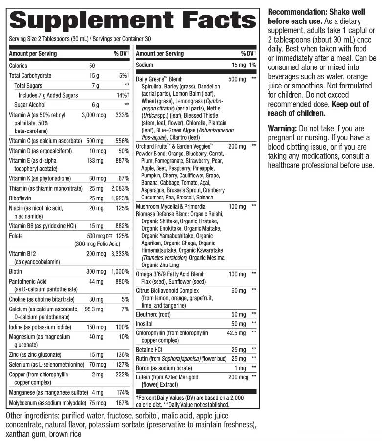 Nature's Way Alive! Max Potency Liquid Multi-Vitamin