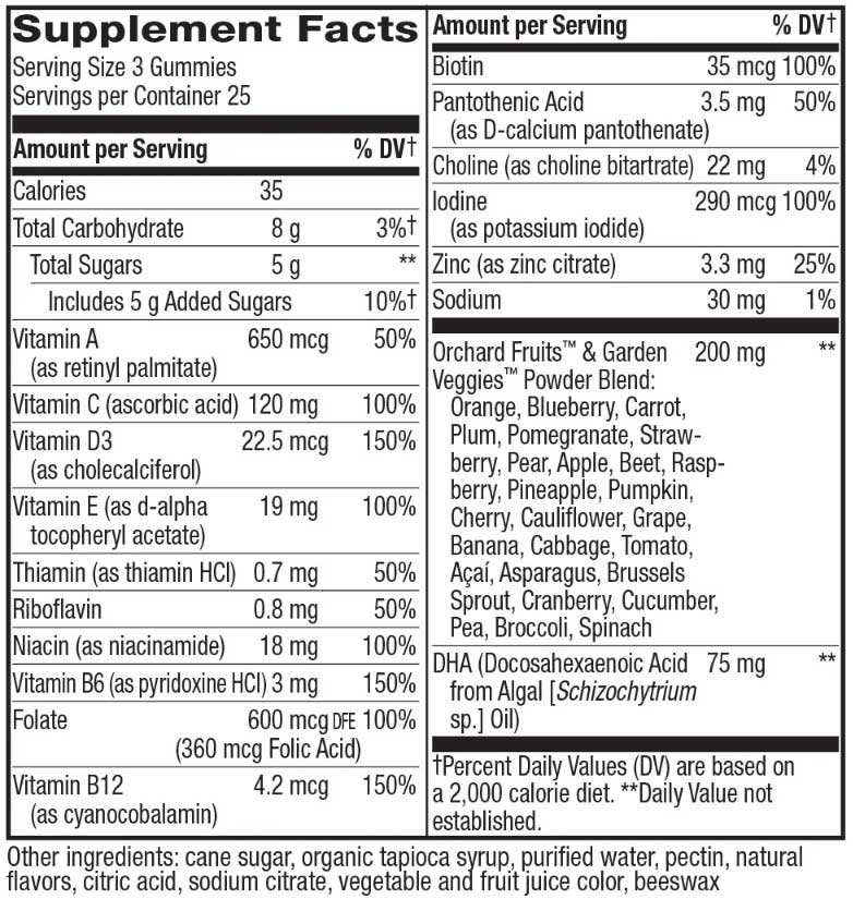 Nature's Way Alive! Premium Prenatal Gummies