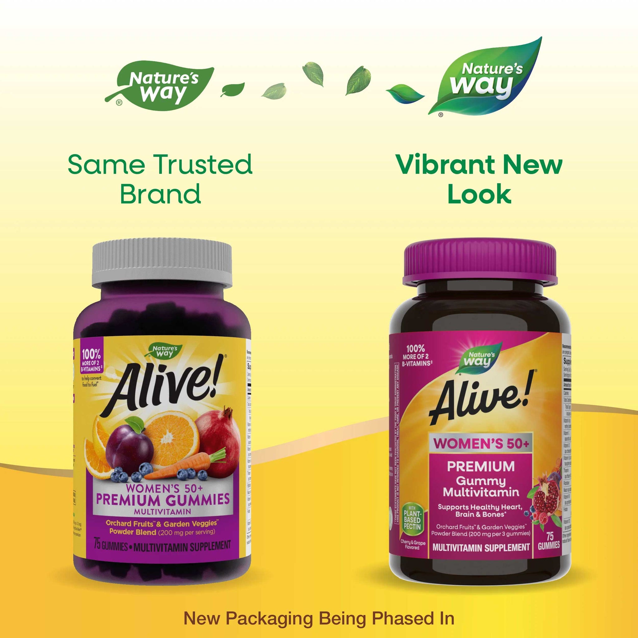 Nature's Way Alive! Women's 50+ Premium Gummy Multivitamin