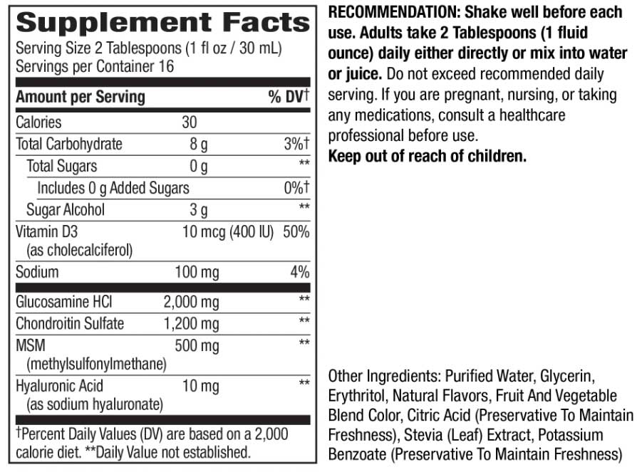 Nature's Way Joint Movement Glucosamine Liquid