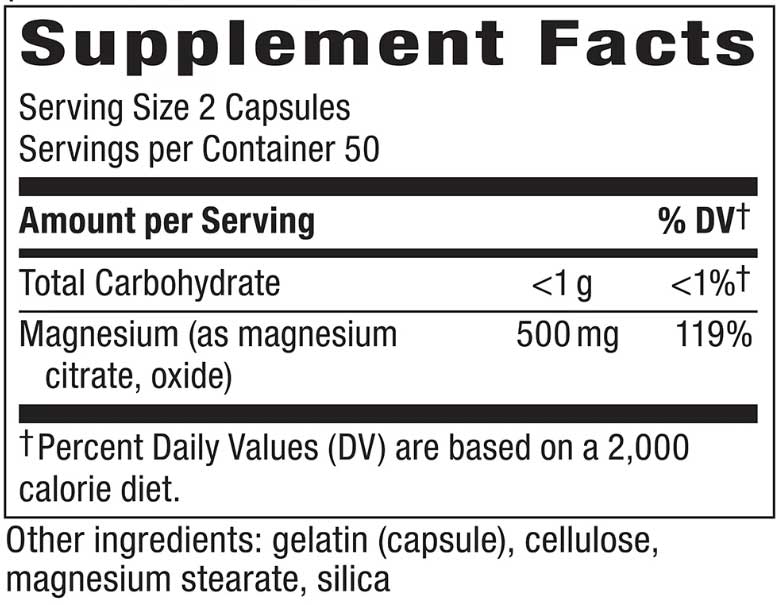 Nature's Way Magnesium Complex High Potency