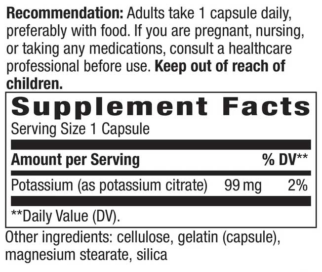 Nature's Way Potassium