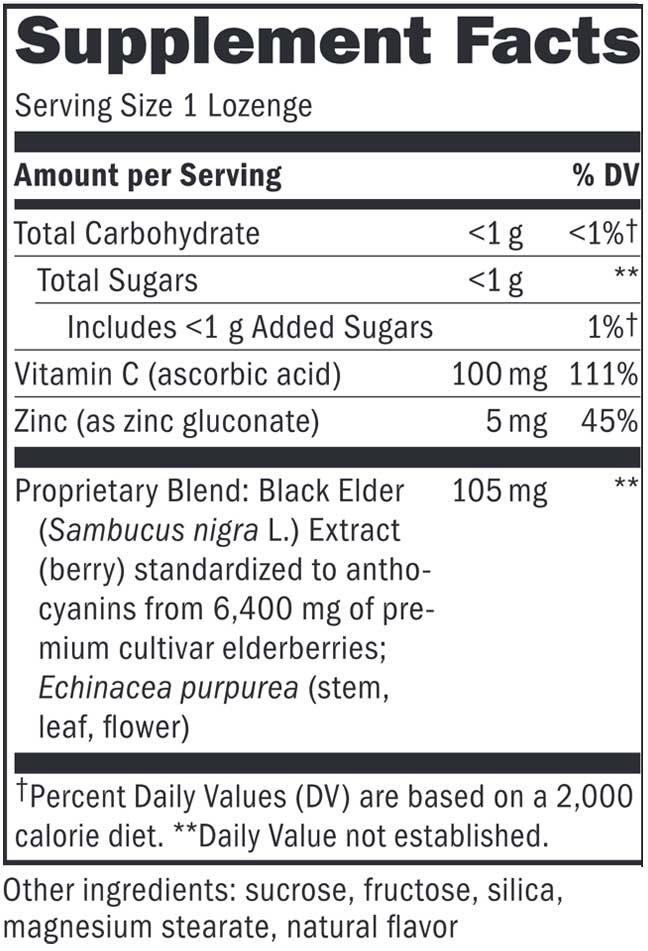 Nature's Way Sambucus Immune Lozenges