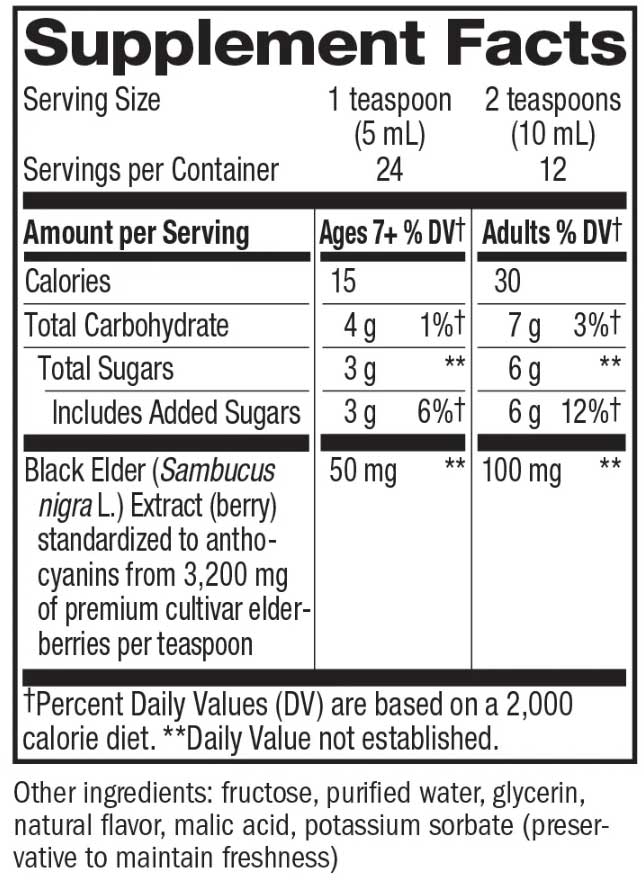 Nature's Way Sambucus Traditional Immune Syrup (Formerly Original Syrup)