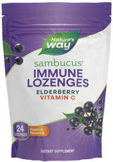 Nature's Way Sambucus Elderberry Vitamin C Tropical Lozenges