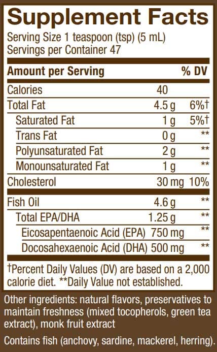 Nature's Way Ultra Pure Omega3, Grapefruit Tangerine