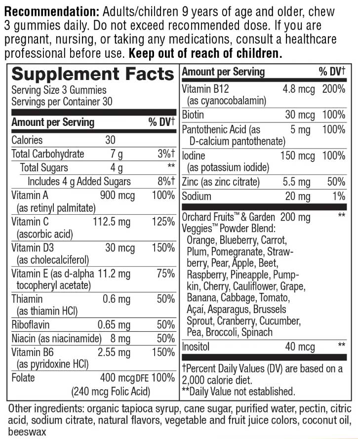 Nature's Way Alive! Adult Premium Gummies Multivitamin