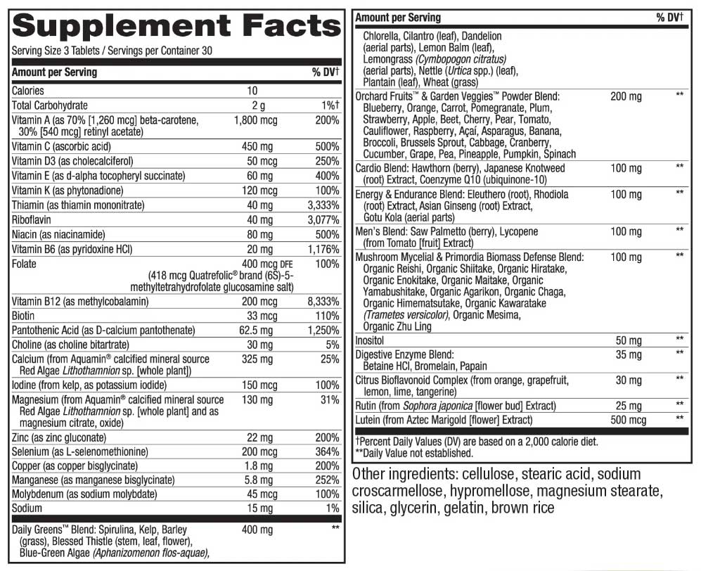 Nature's Way Alive! Max3 Potency Men's Multivitamin