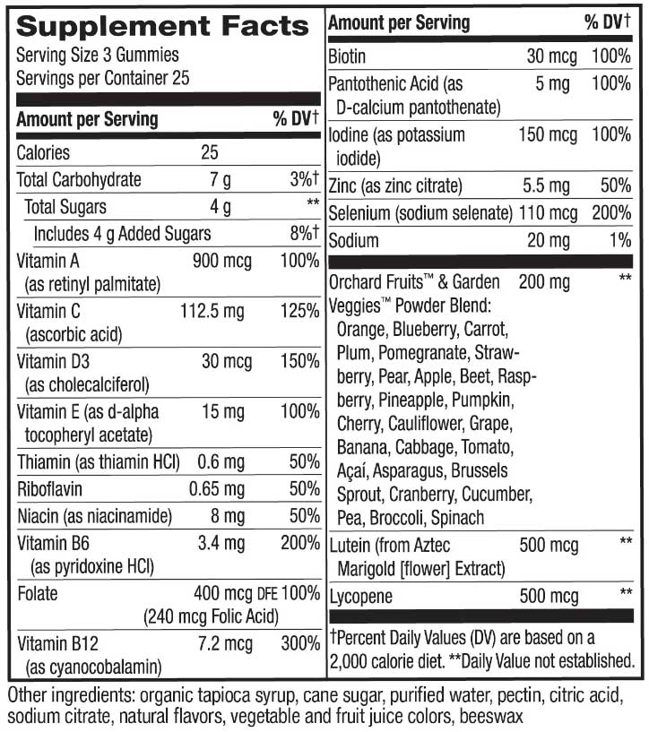 Nature's Way Alive! Men's 50+ Premium Gummy Multivitamin