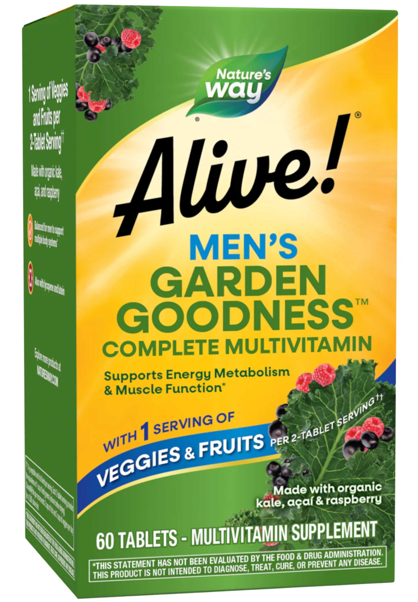 Nature's Way Alive! Men's Garden Goodness