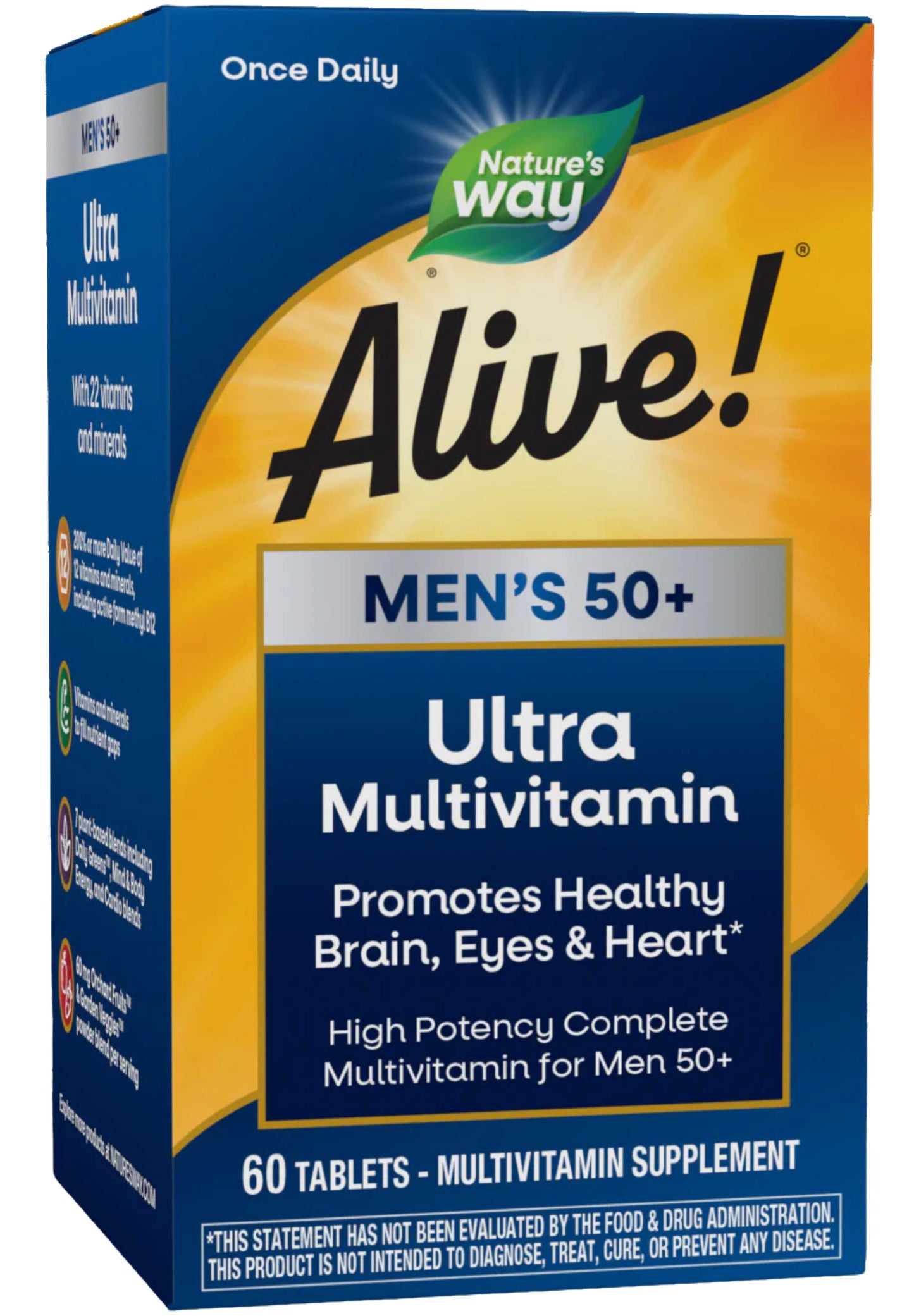 Nature's Way Alive! Men's 50+ Ultra Multivitamin
