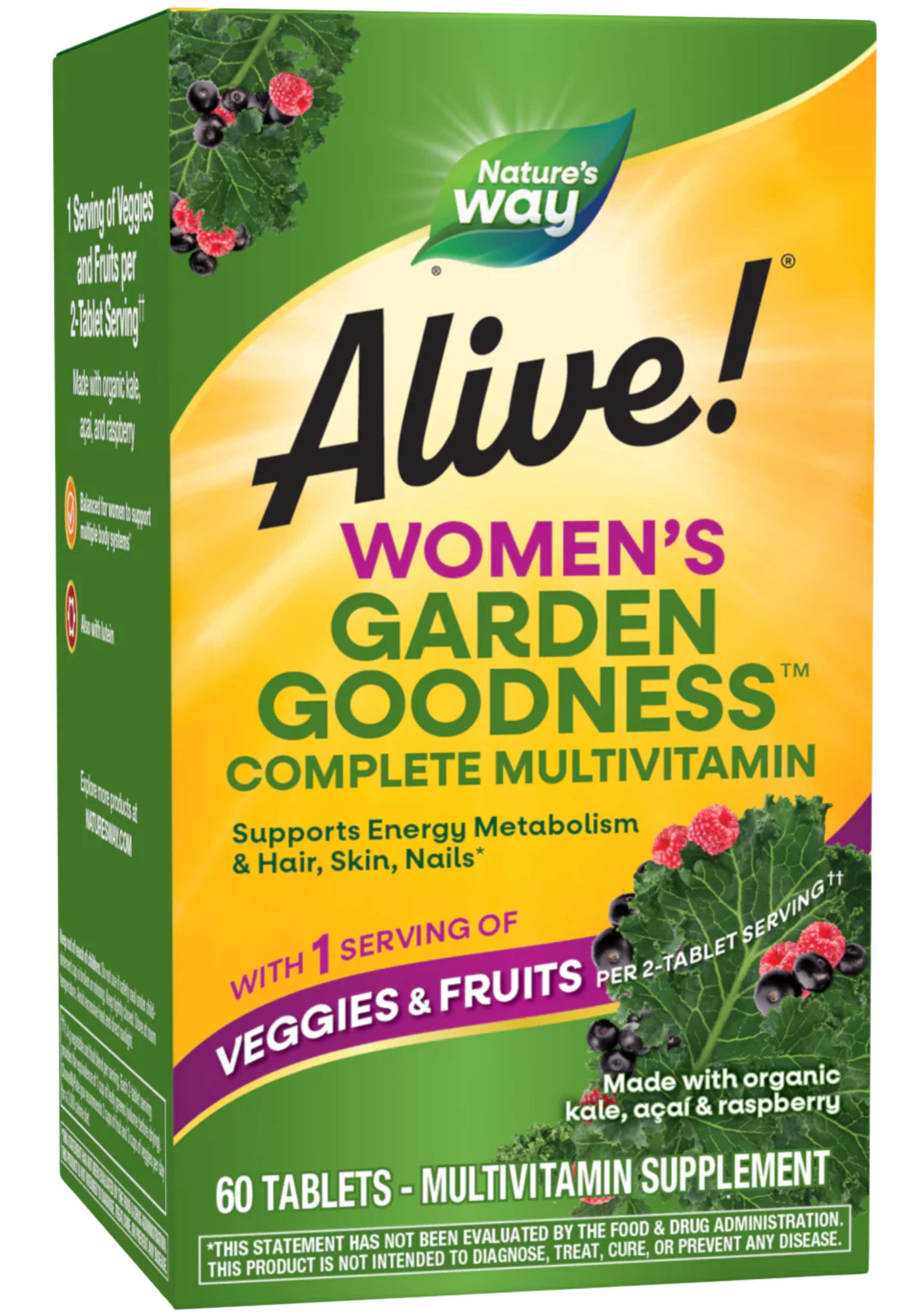 Nature's Way Alive! Women's Garden Goodness Complete Multivitamin