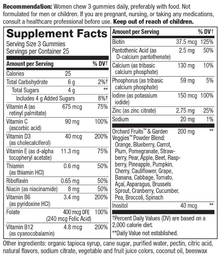 Nature's Way Alive! Women’s Premium Gummies Multivitamin