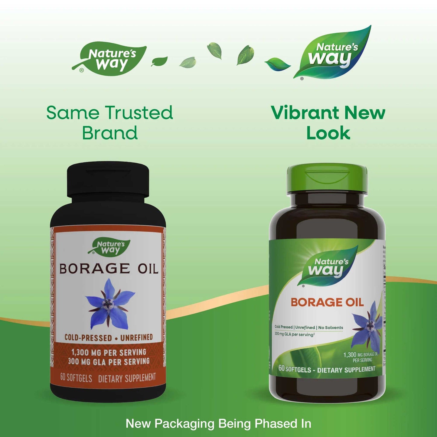 Nature's Way Borage Oil 1300 mg (Formerly EfaGold Borage Oil 1300 mg)