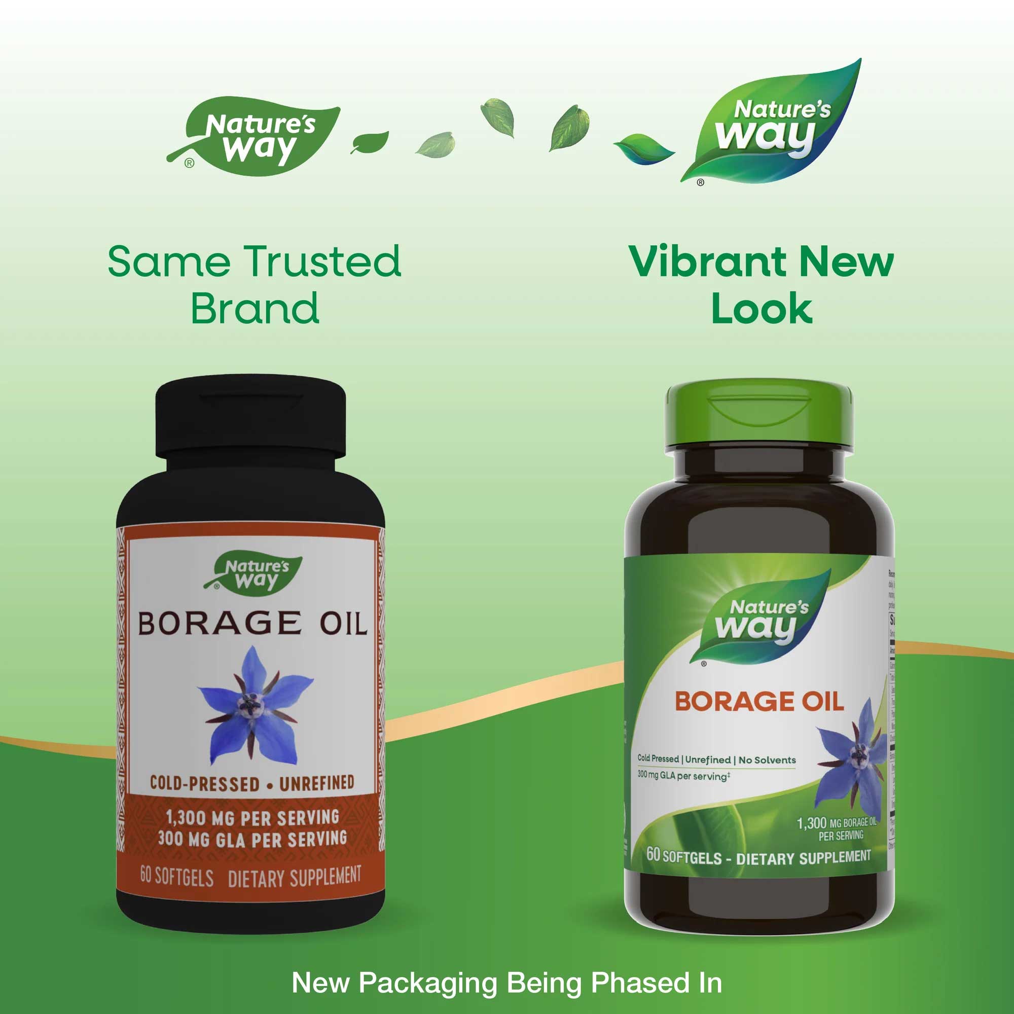 Nature's Way Borage Oil 1300 mg (Formerly EfaGold Borage Oil 1300 mg)