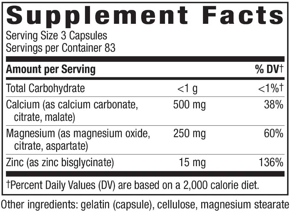 Nature's Way Calcium Mag & Zinc
