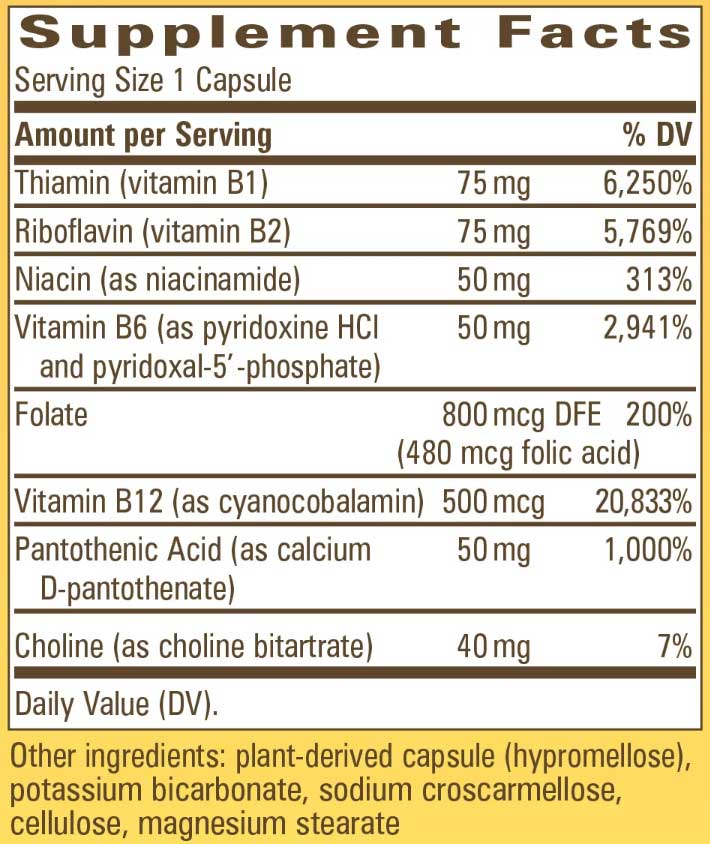 Nature's Way Fatigued to Fantastic! Daily Energy B Complex