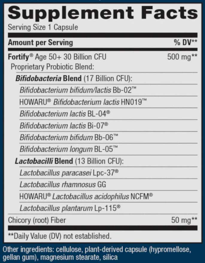 Nature's Way Daily Probiotic 30 Billion Adults 50+