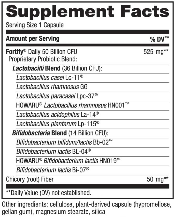 Nature's Way Extra-Strength Probiotic Adult Fortify 50 Billion (Fortify Adult 50 Billion Extra-Strength Probiotic)