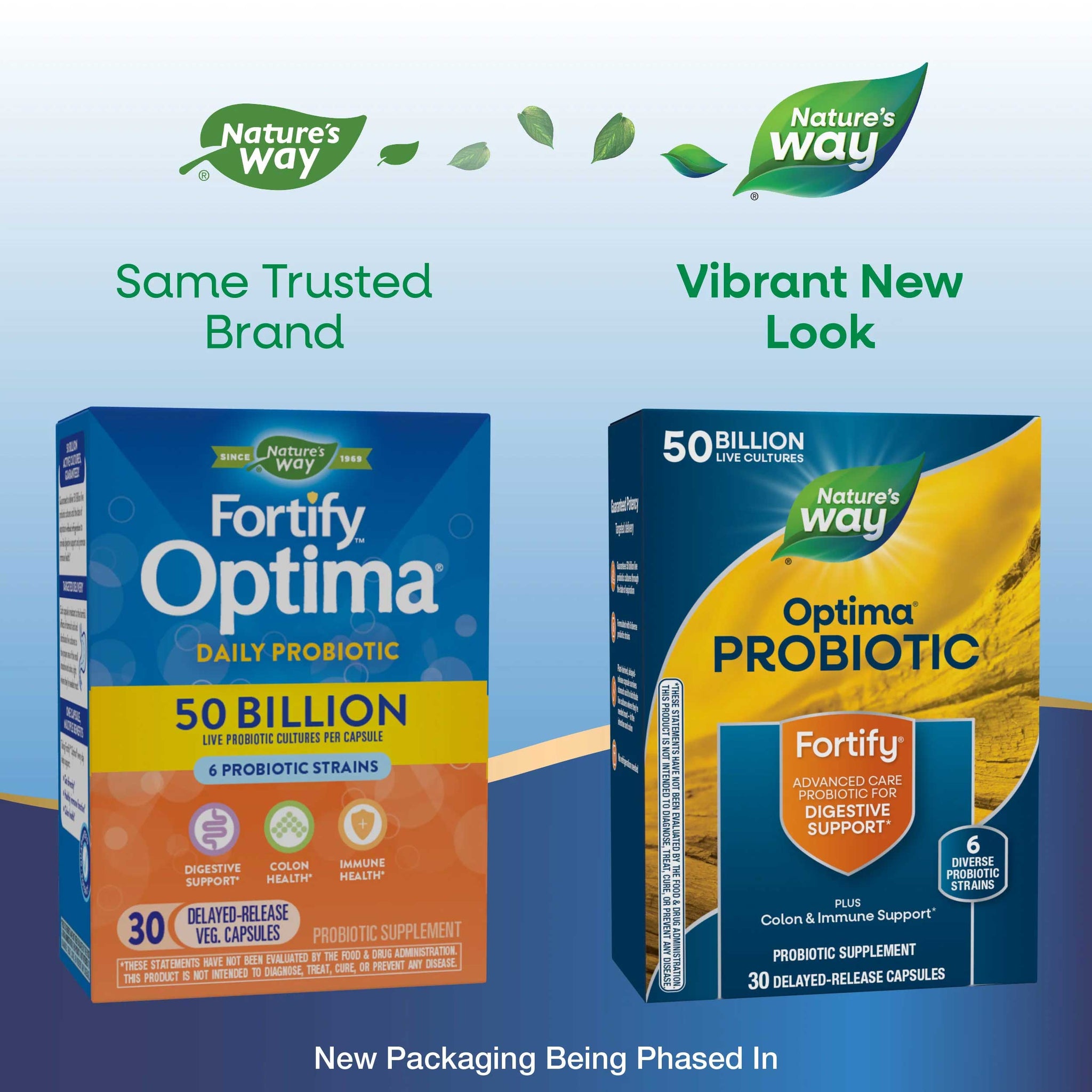 Nature's Way Optima Probiotic Fortify 50 Billion (Formerly Fortify Optima 50 Billion Probiotic)