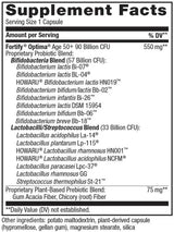 Nature's Way Fortify Optima Advanced Care Age 50+ 90 Billion Probiotic