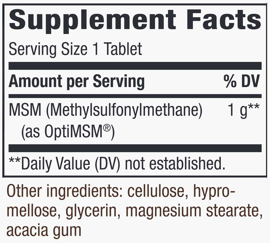 Nature's Way MSM 1000 mg