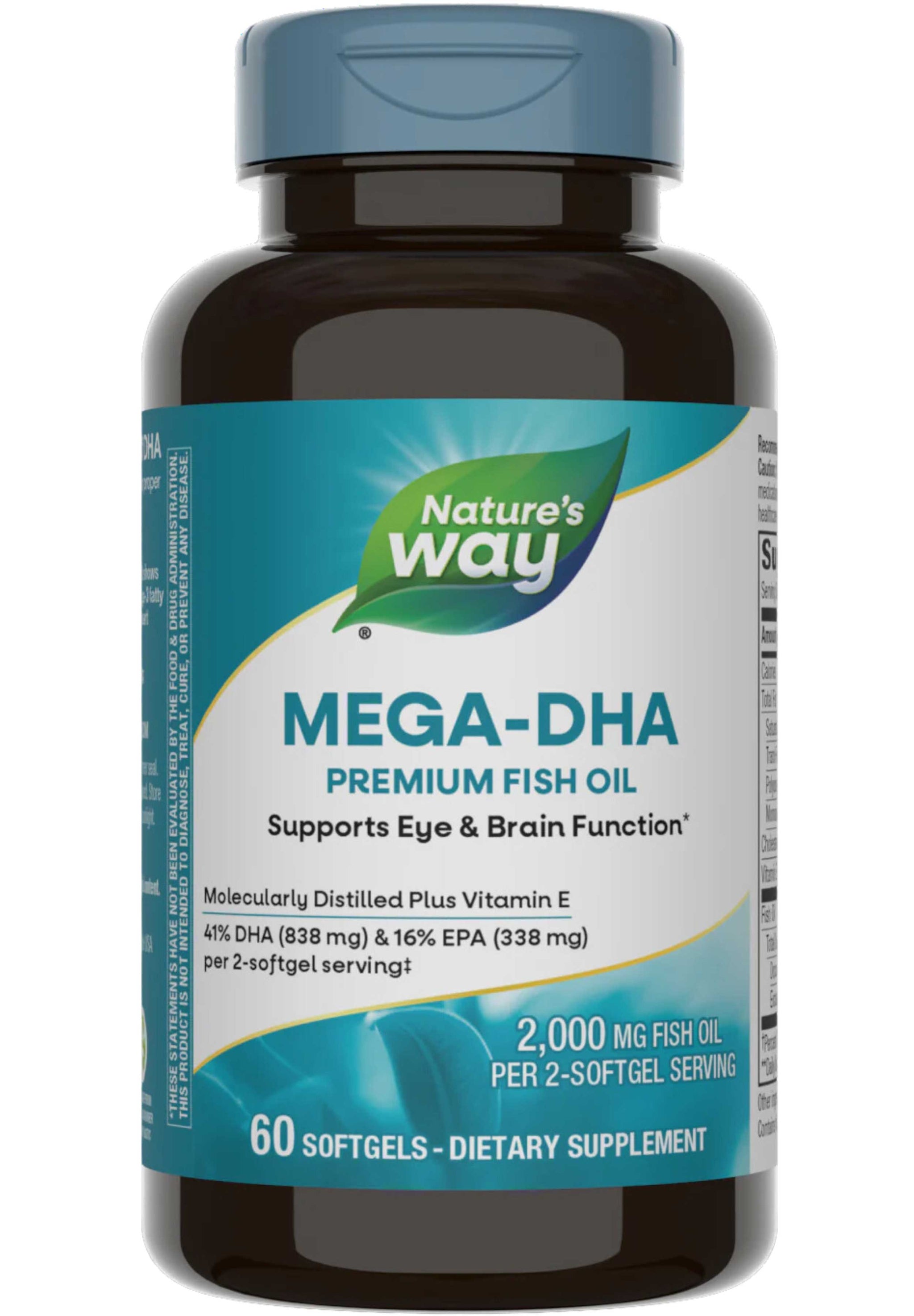 Nature's Way Mega-DHA Premium Fish Oil (Formerly EfaGold Mega-DHA)