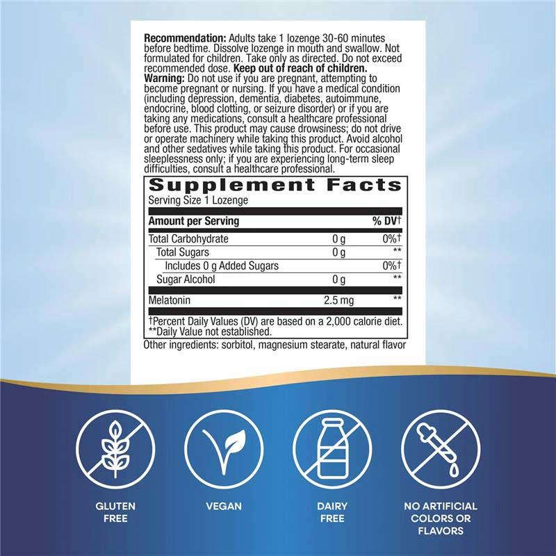 Nature's Way Melatonin Lozenge