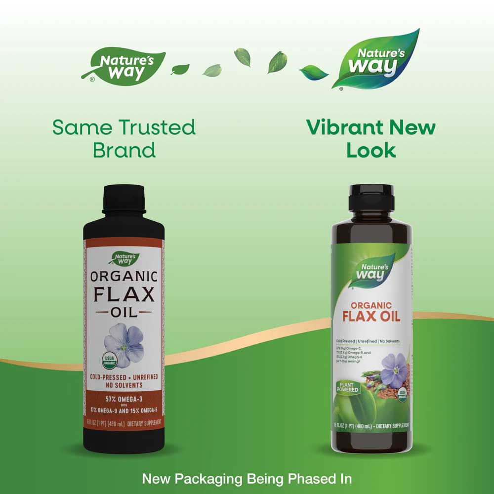 Nature's Way Organic Flax Oil (Formerly EfaGold Organic Flax Oil)
