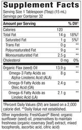 Nature's Way Organic Flax Oil (Formerly EfaGold Organic Flax Oil)