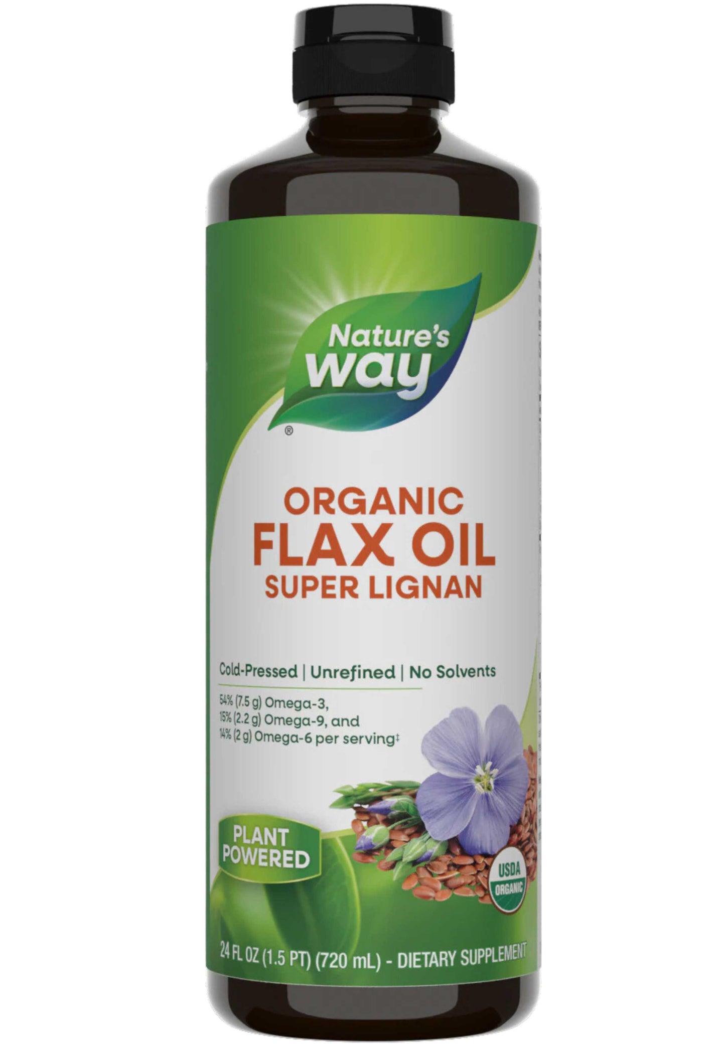 Nature's Way Organic Flax Oil Super Lignan