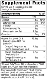 Nature's Way Organic Flax Oil Super Lignan