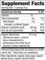 Nature's Way Sambucus Zinc Lozenges