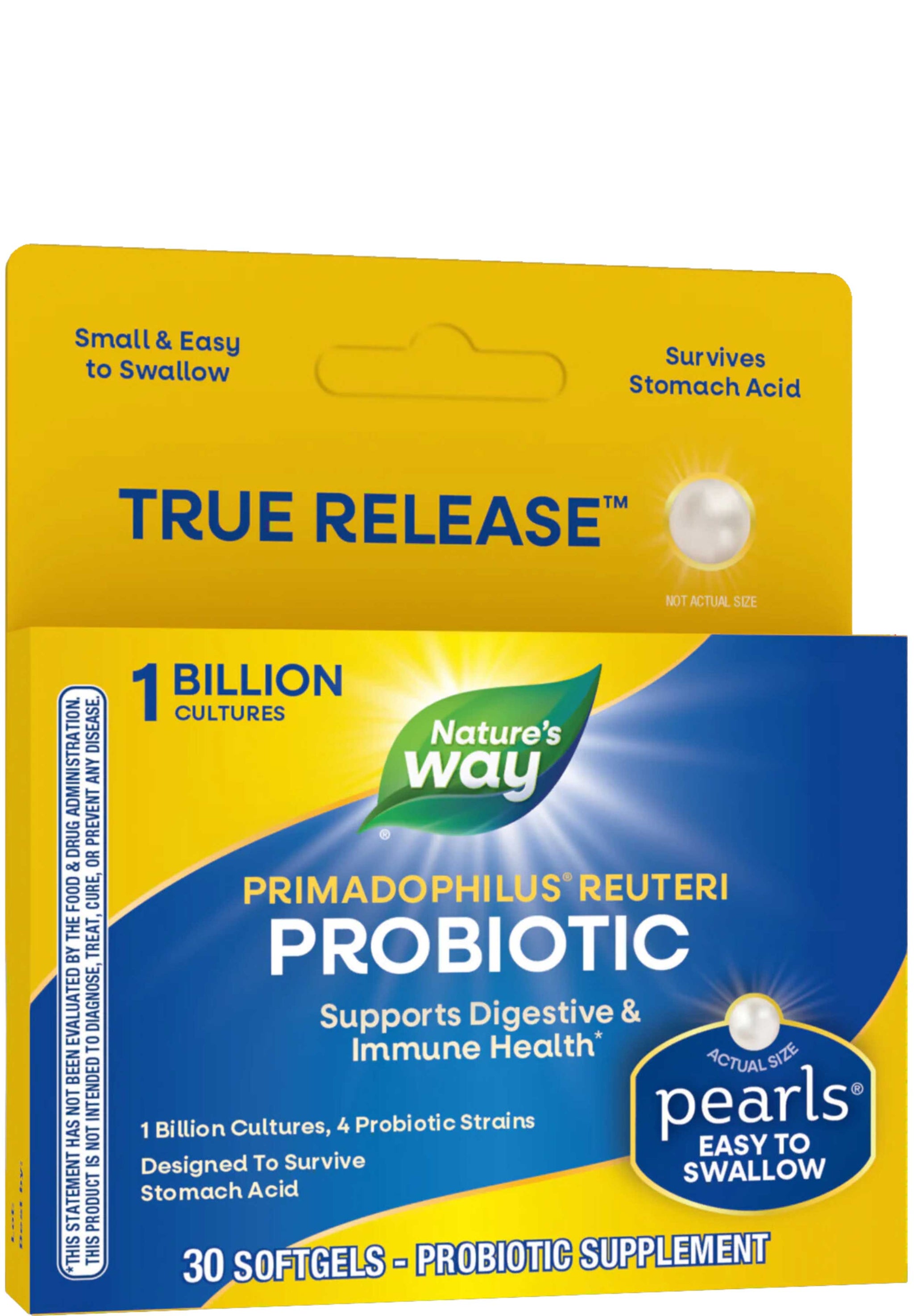 Nature's Way Primadophilus Reuteri Pearls Probiotic