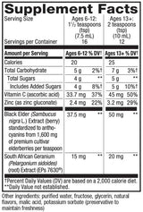 Nature's Way Sambucus Cough Relief + Immune Syrup
