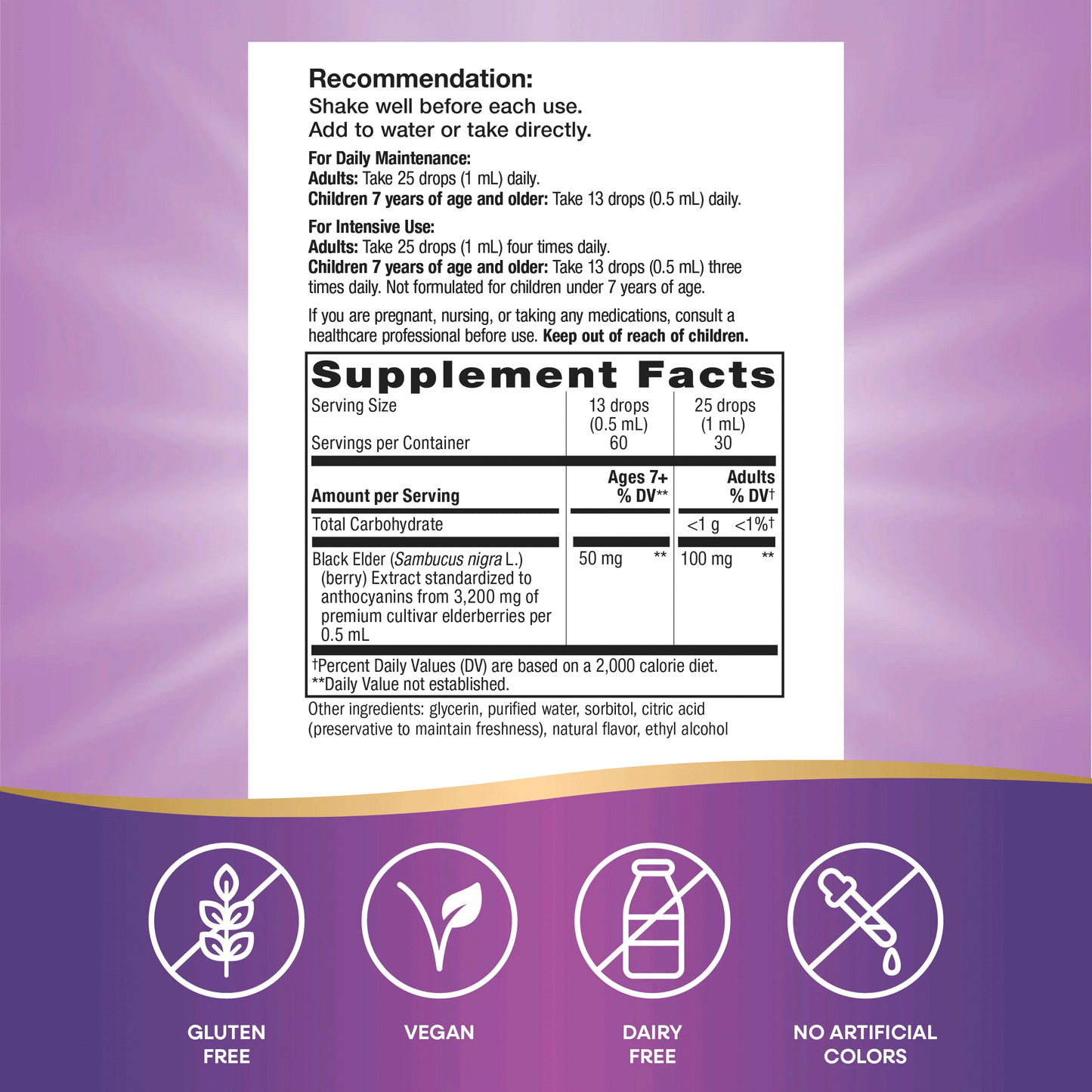 Nature's Way Sambucus Traditional Immune Elderberry Drops