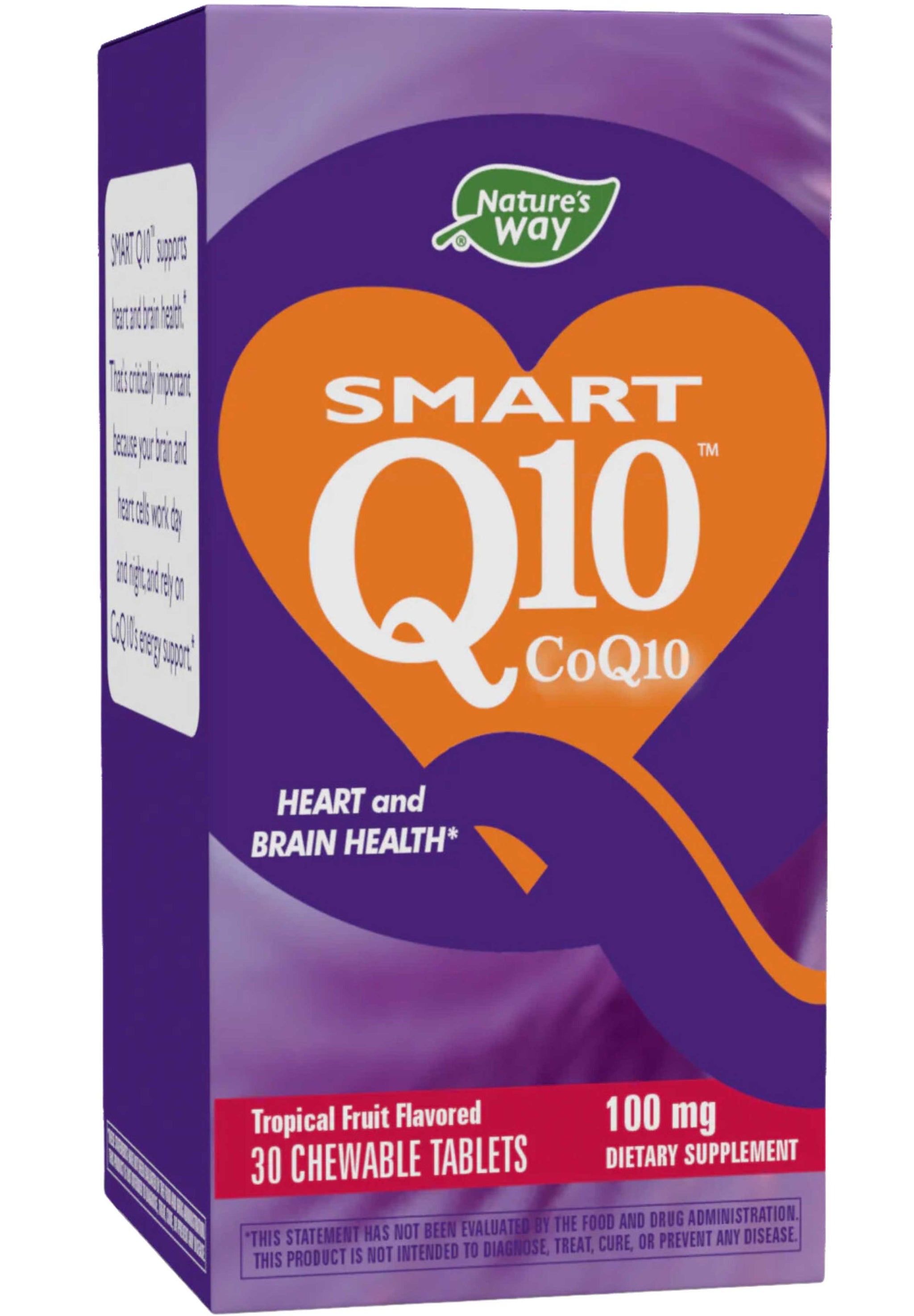 Nature's Way Smart Q10, CoQ10 100 mg, Tropical Fruit