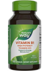 Nature's Way Vitamin B1 High Potency Thiamin HCl