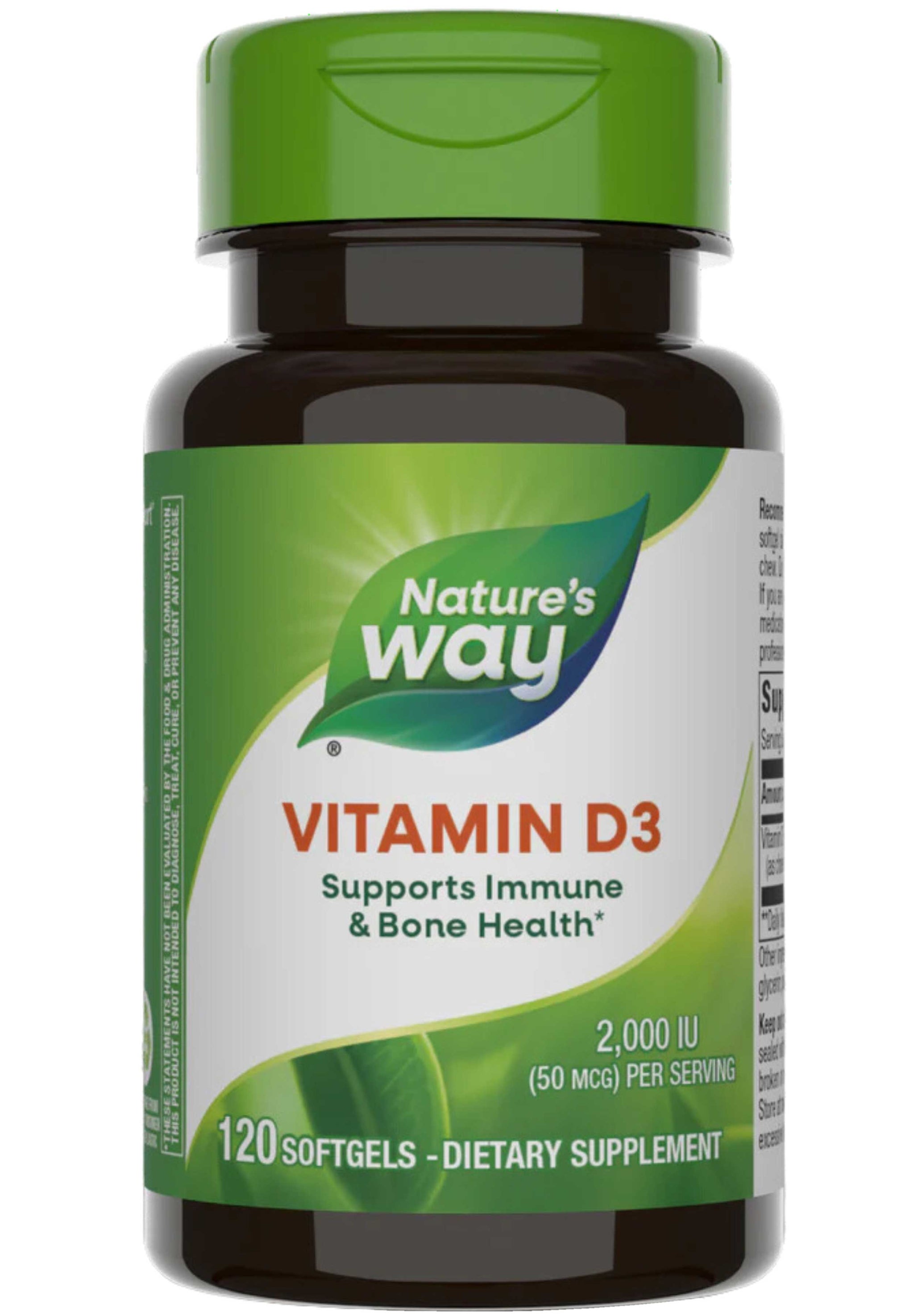 Nature's Way Vitamin D3 (Formerly Vitamin D3 Extra Strength)