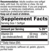 Nature's Way Vitamin D3 (Formerly Vitamin D3 Extra Strength)